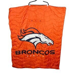 FOCO NFL Denver Broncos Exclusive Outdoor Wearable Big Logo Blanket, 50" x 60"